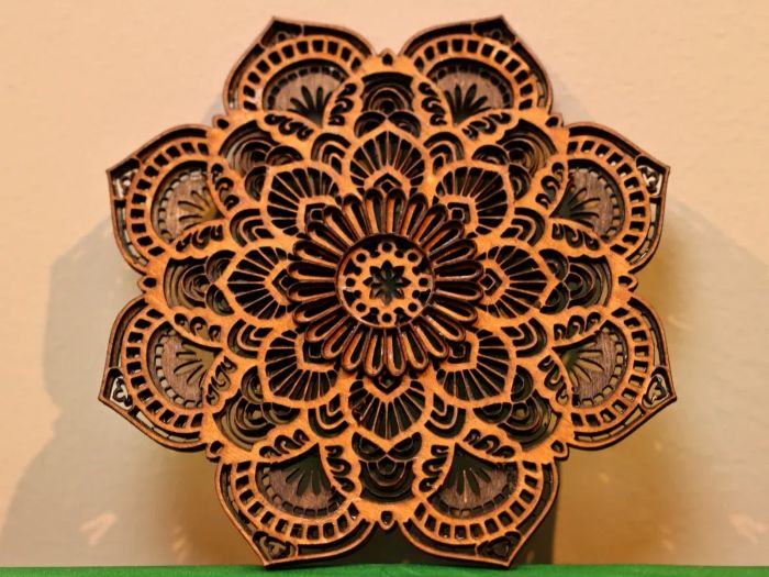 2. Mandalas Vazadas em MDF
