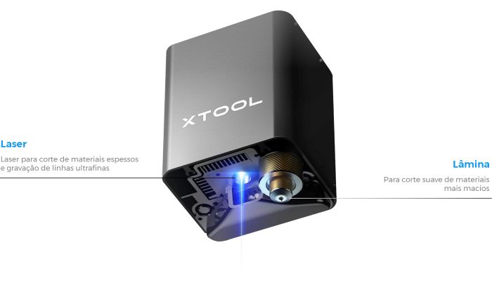 Laser e lâmina de corte xTool M1
