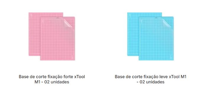 base de corte de forte e leve fixação xTool M1