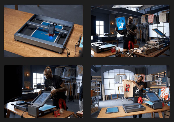 Serigrafia por gravação a laser tradição e inovação com praticidade e escalabilidade