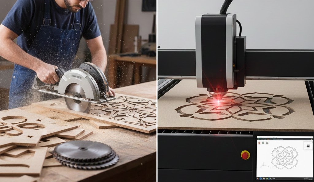 Corte a laser vs métodos tradicionais