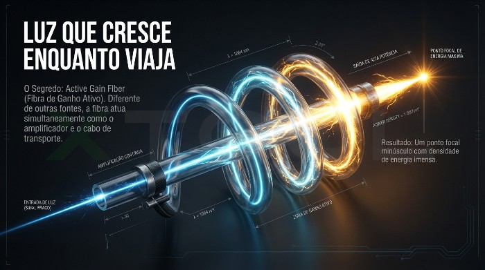 O Que é um Laser de Fibra e Por Que Ele é Tão Eficiente