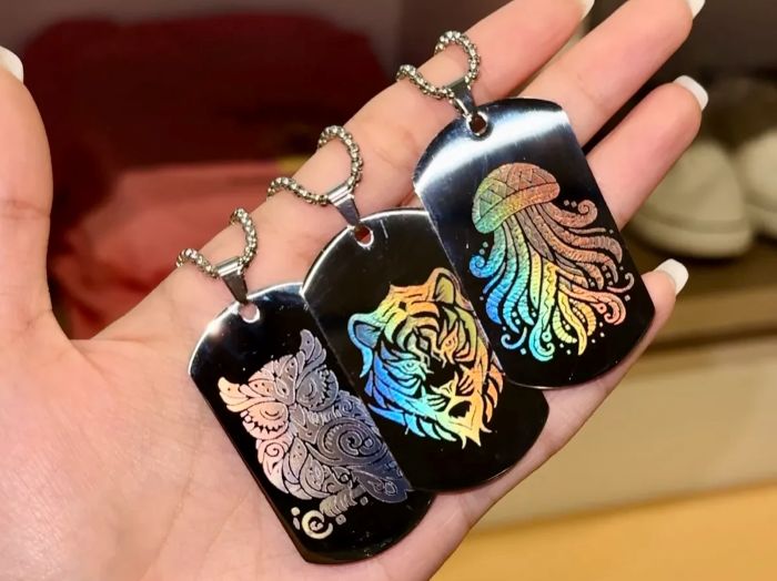 efeito holográfico xtool p2