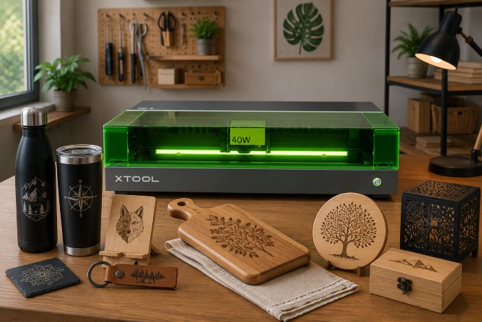 Produtos personalizados para vender com máquina a laser
