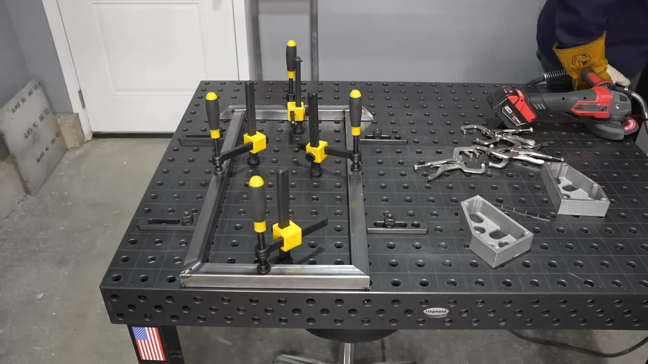 Soldagem por pontos para alinhamento