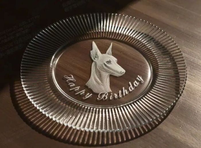 gravação a laser UV 3D interna - home decor
