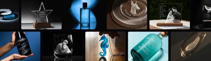 gravação em vidro, gravação a laser em vidro com xtool f2 ultra uv